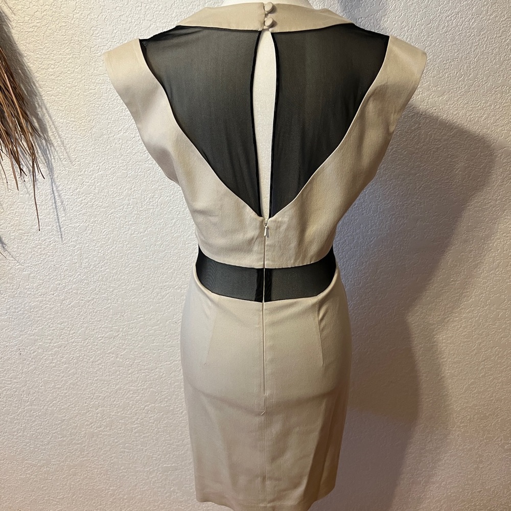 Black Halo Cut Out Cocktail Dress